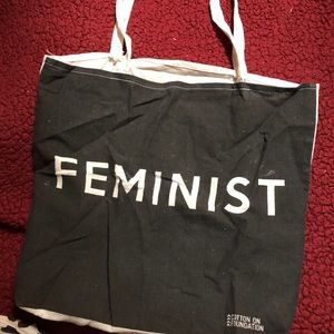 feminist tote bag